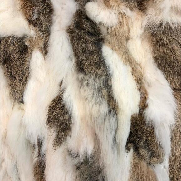 WILSONS LEATHER RABBIT FUR JACKET M - Picture 5 of 13